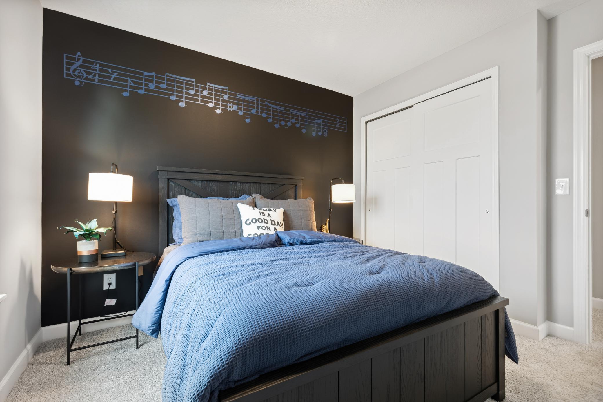 The three secondary bedrooms are perfect for household members or hosting overnight guests.