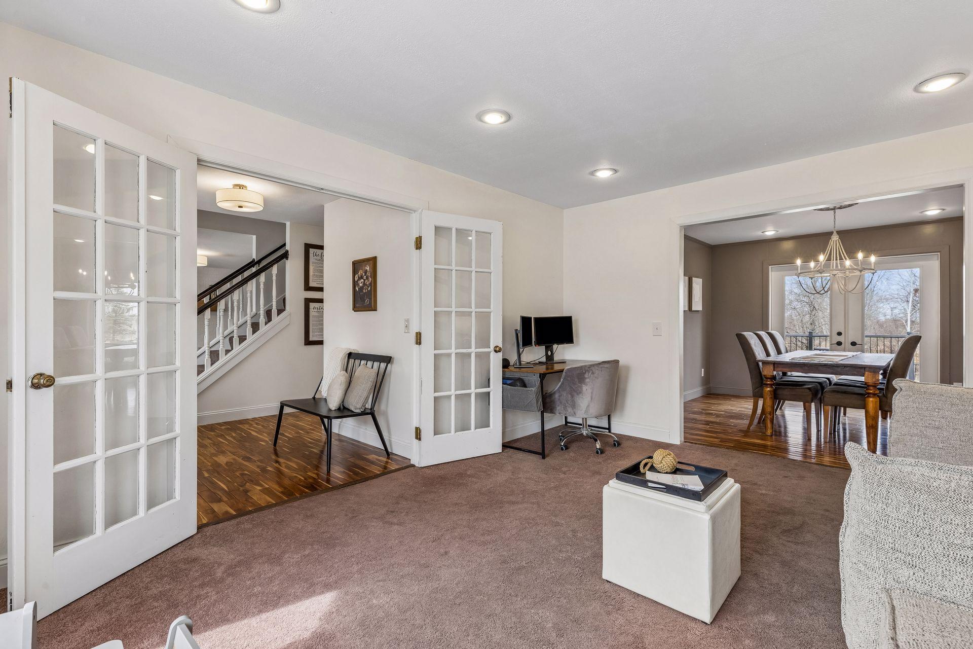 Living space off the entry could be used for living room or home office.