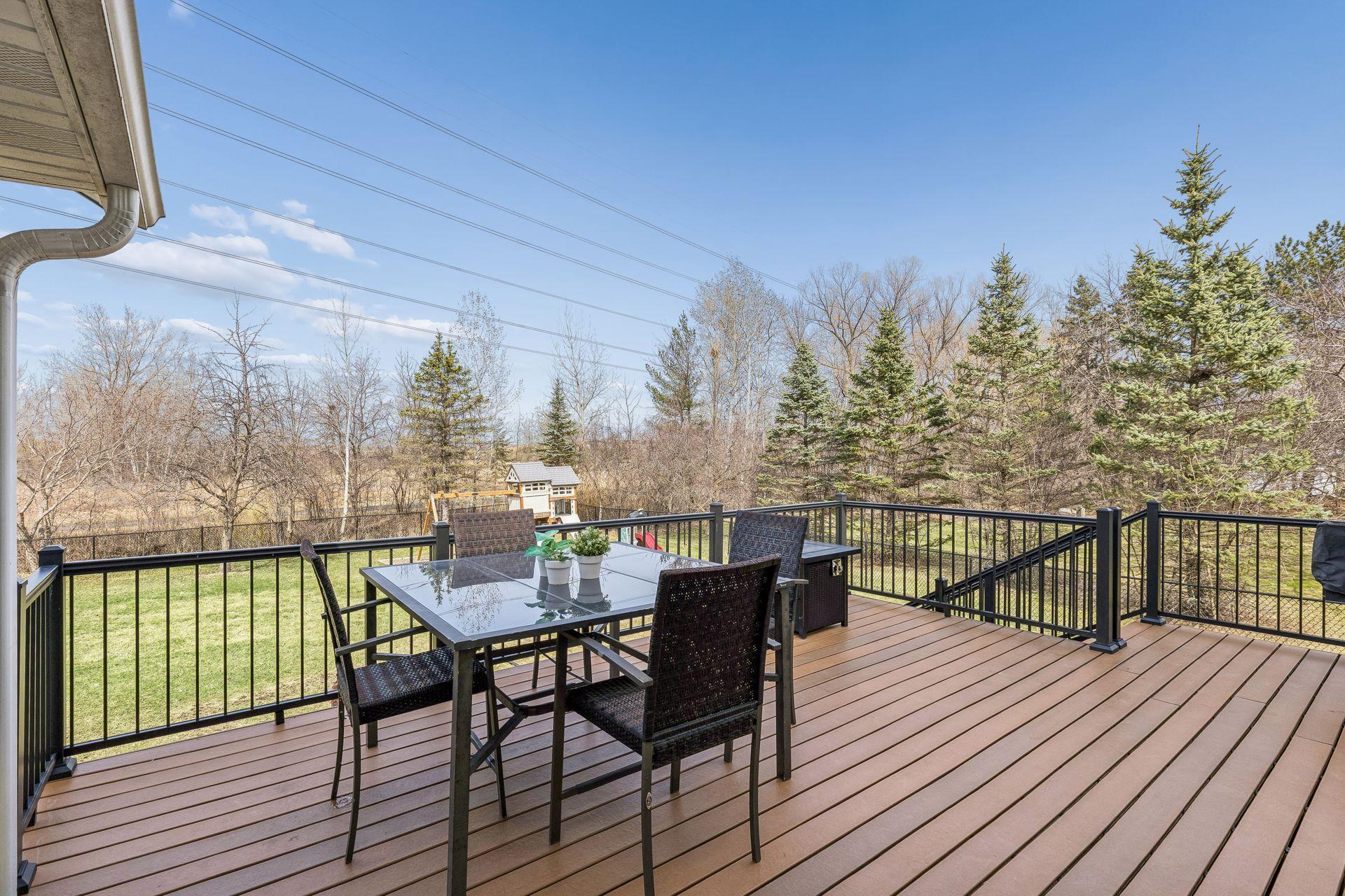 Amazing private views from your deck.