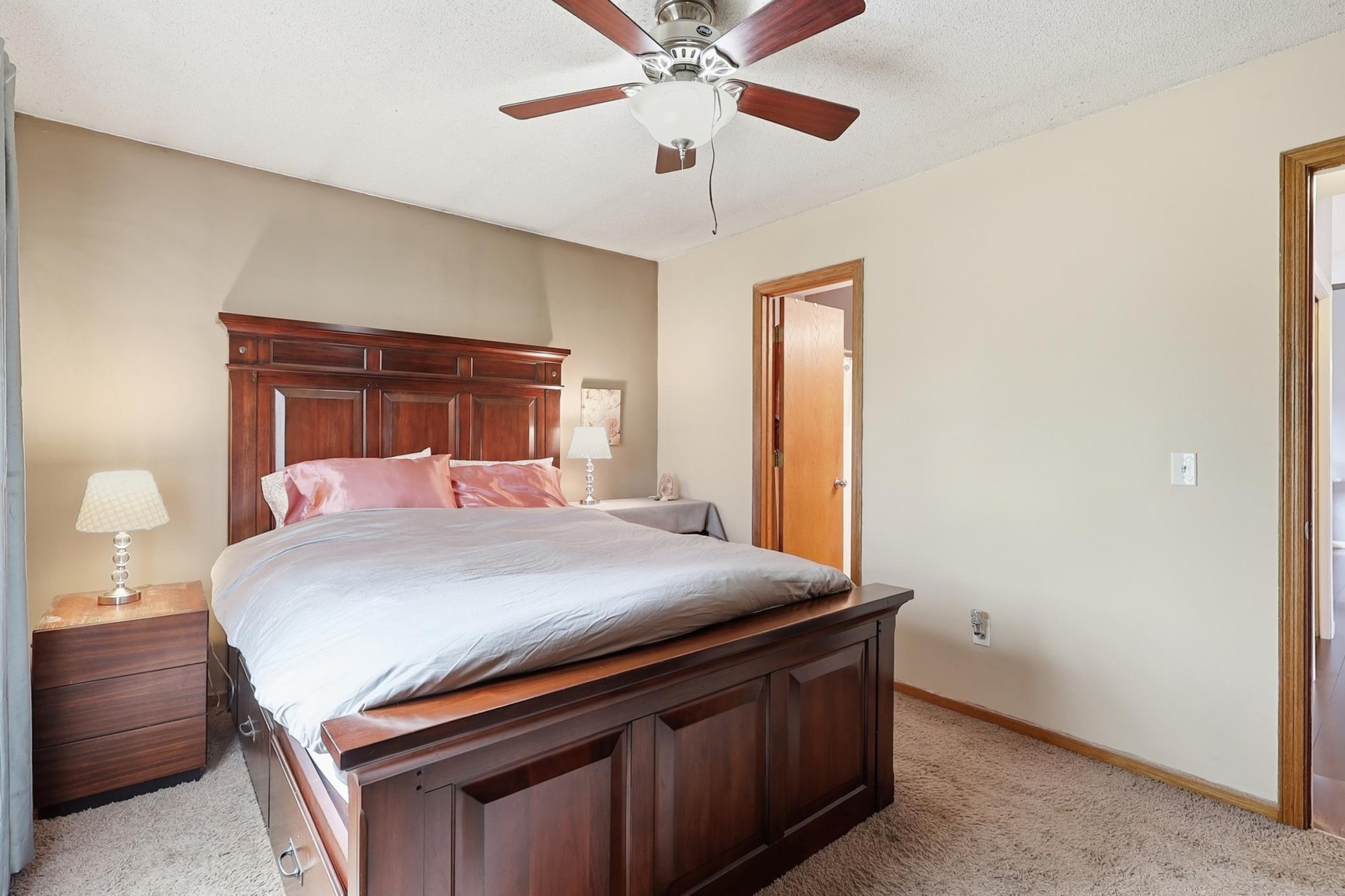 Bathroom access right off of primary