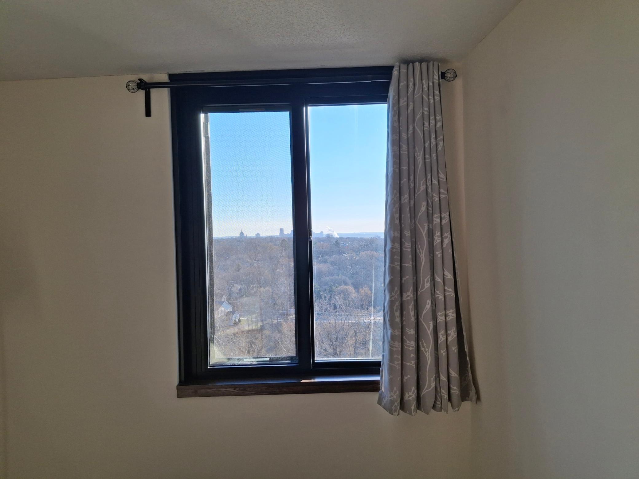 View from bedroom window