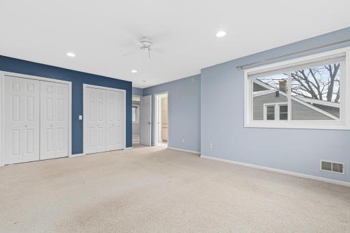 Convenient walk-through bathroom connected to the ownerâs suite. Extremely spacious and great closet space.