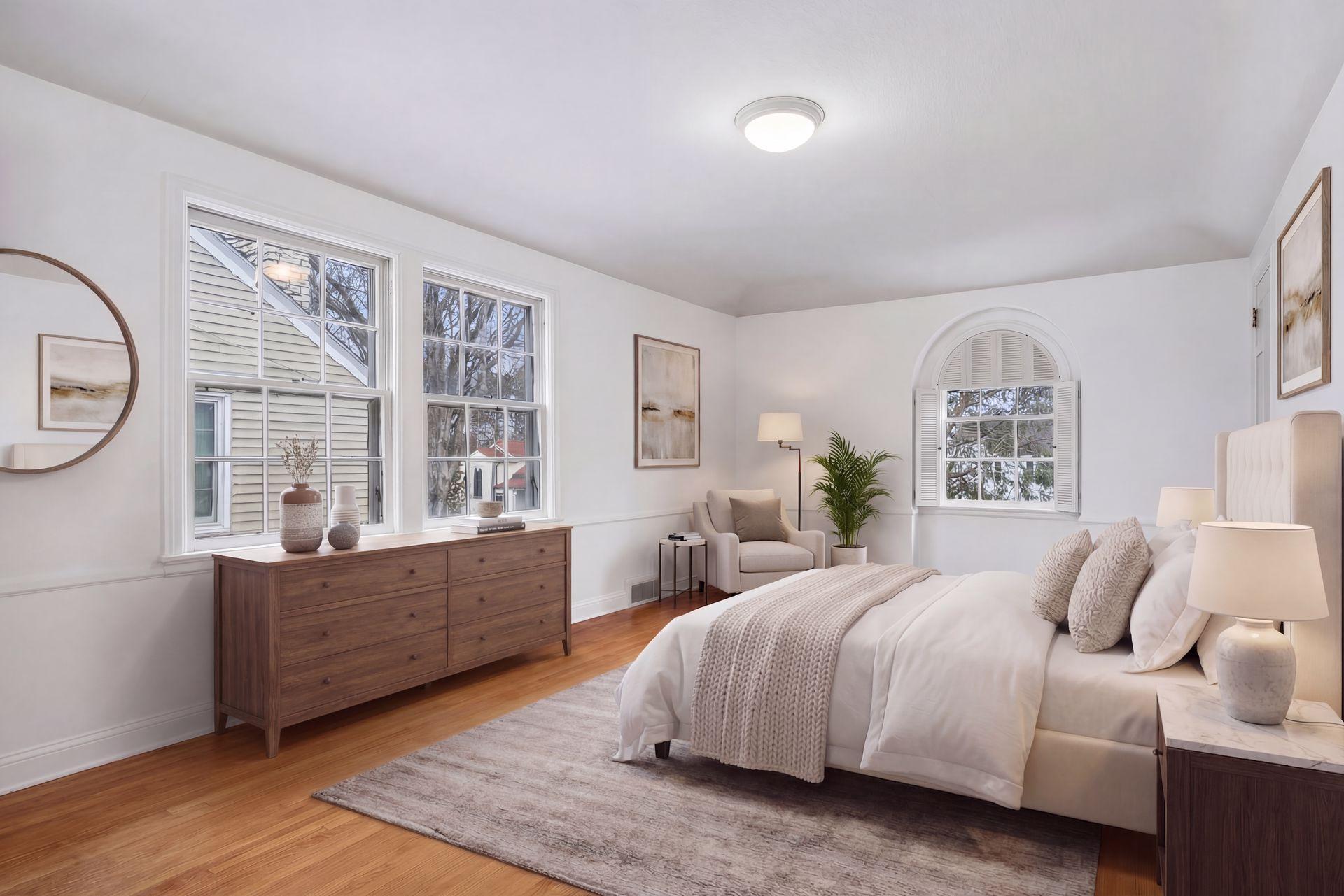 Primary Bedroom (virtually staged)