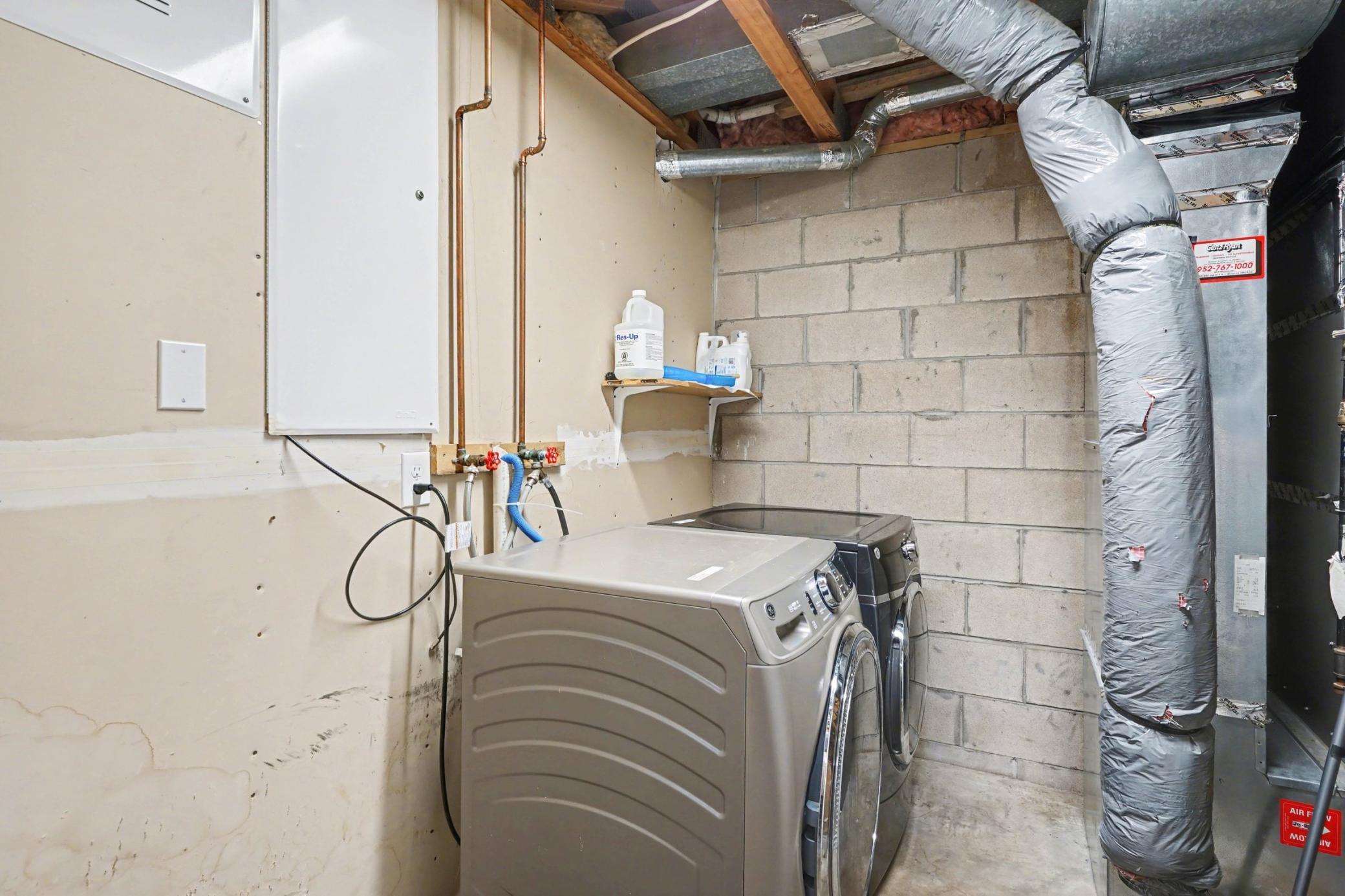 Washer and Dryer included