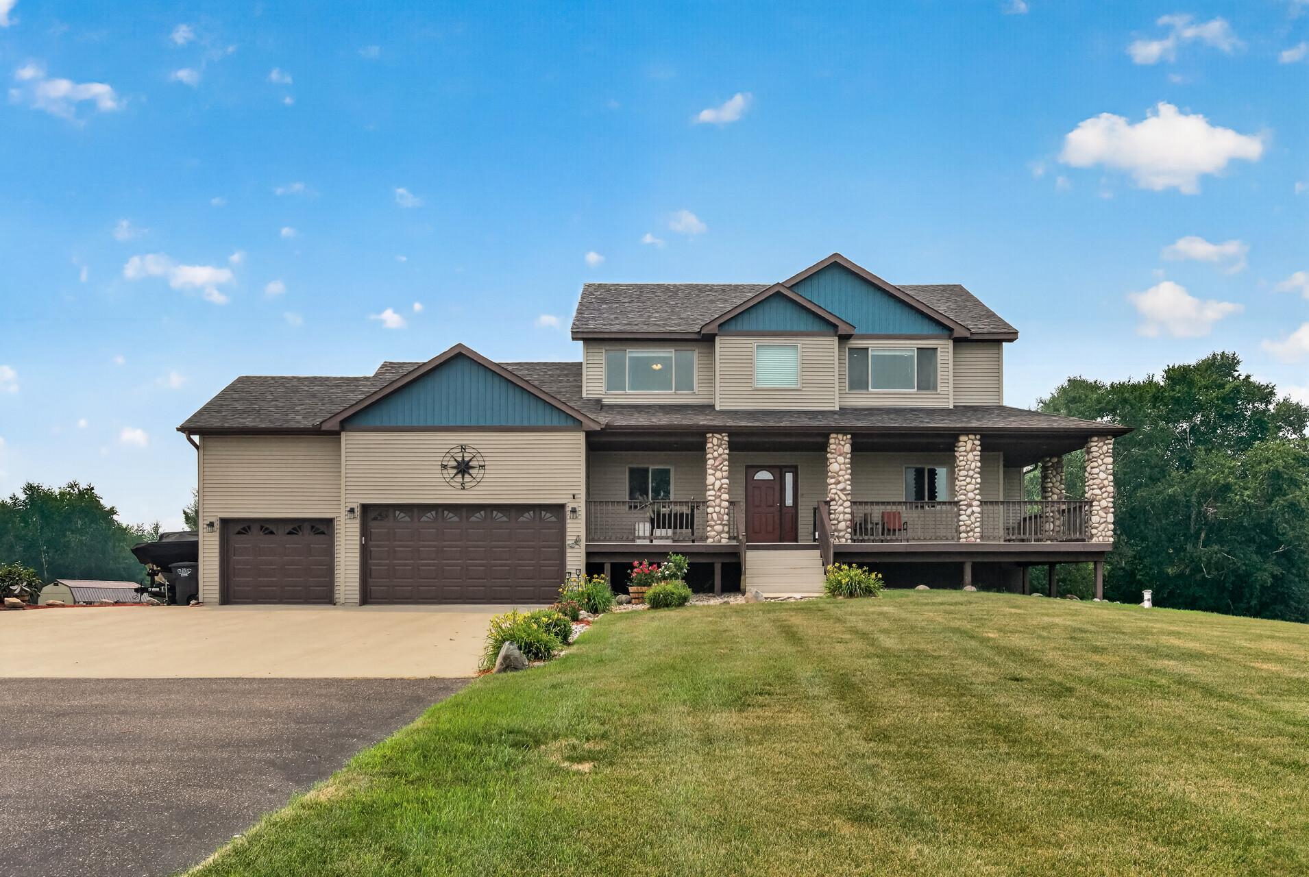 Wonderful 2-Story home on 5.37 Acres 4 bedrooms, 3 full bathrooms and 1 half bath.