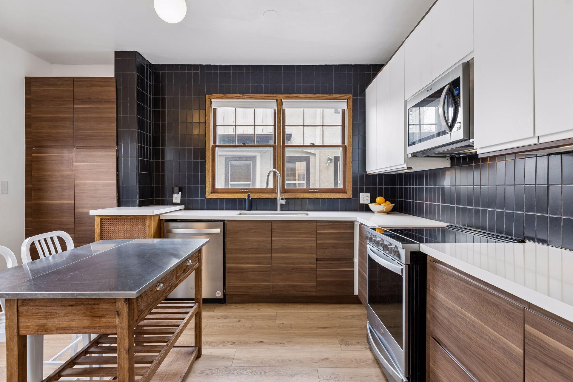 Alternate view of the kitchen.