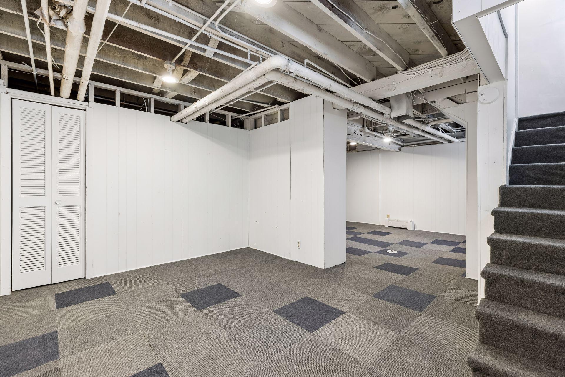 Alternate view of the basement.