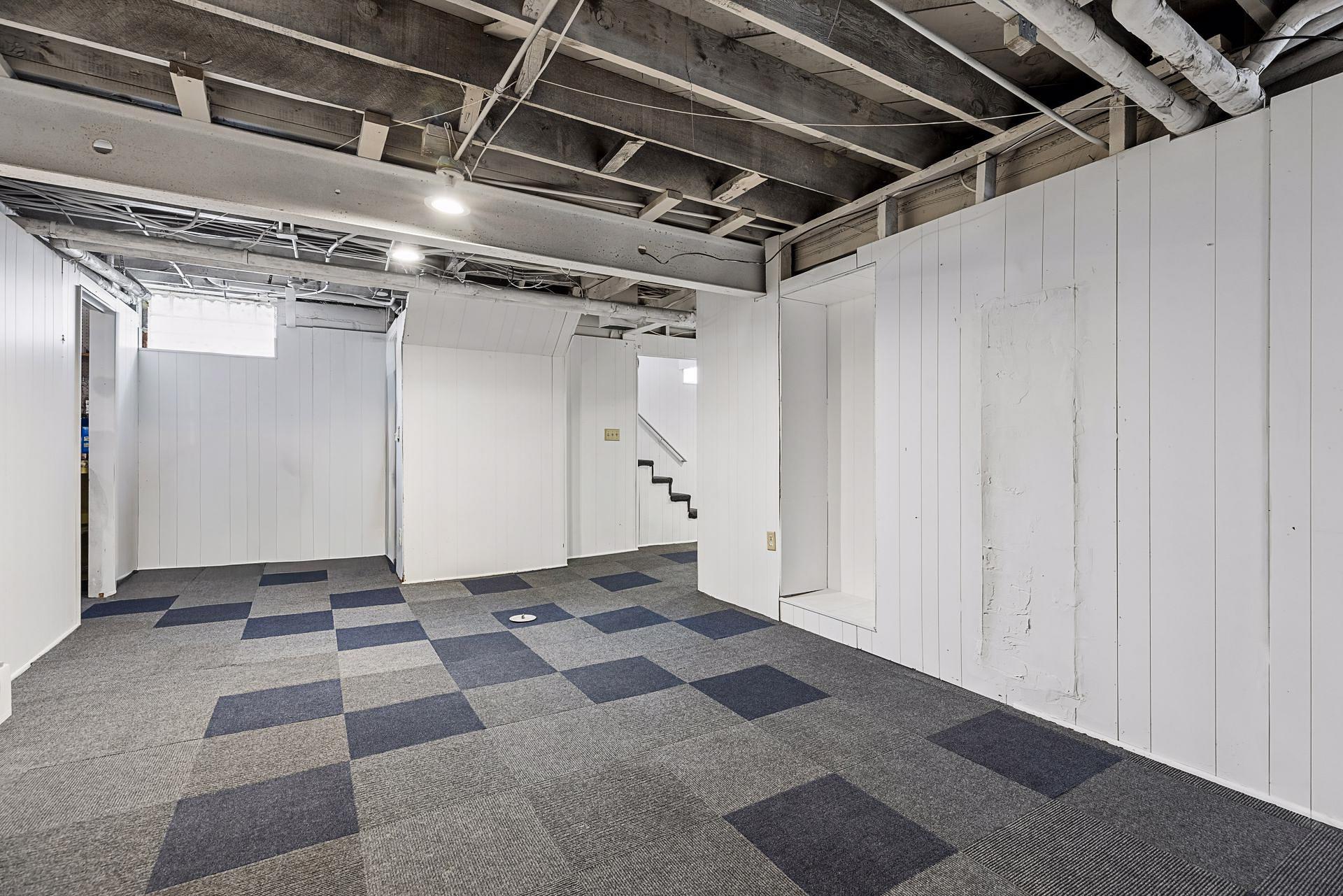 Perfect for an additional family room, game room, or rec room.