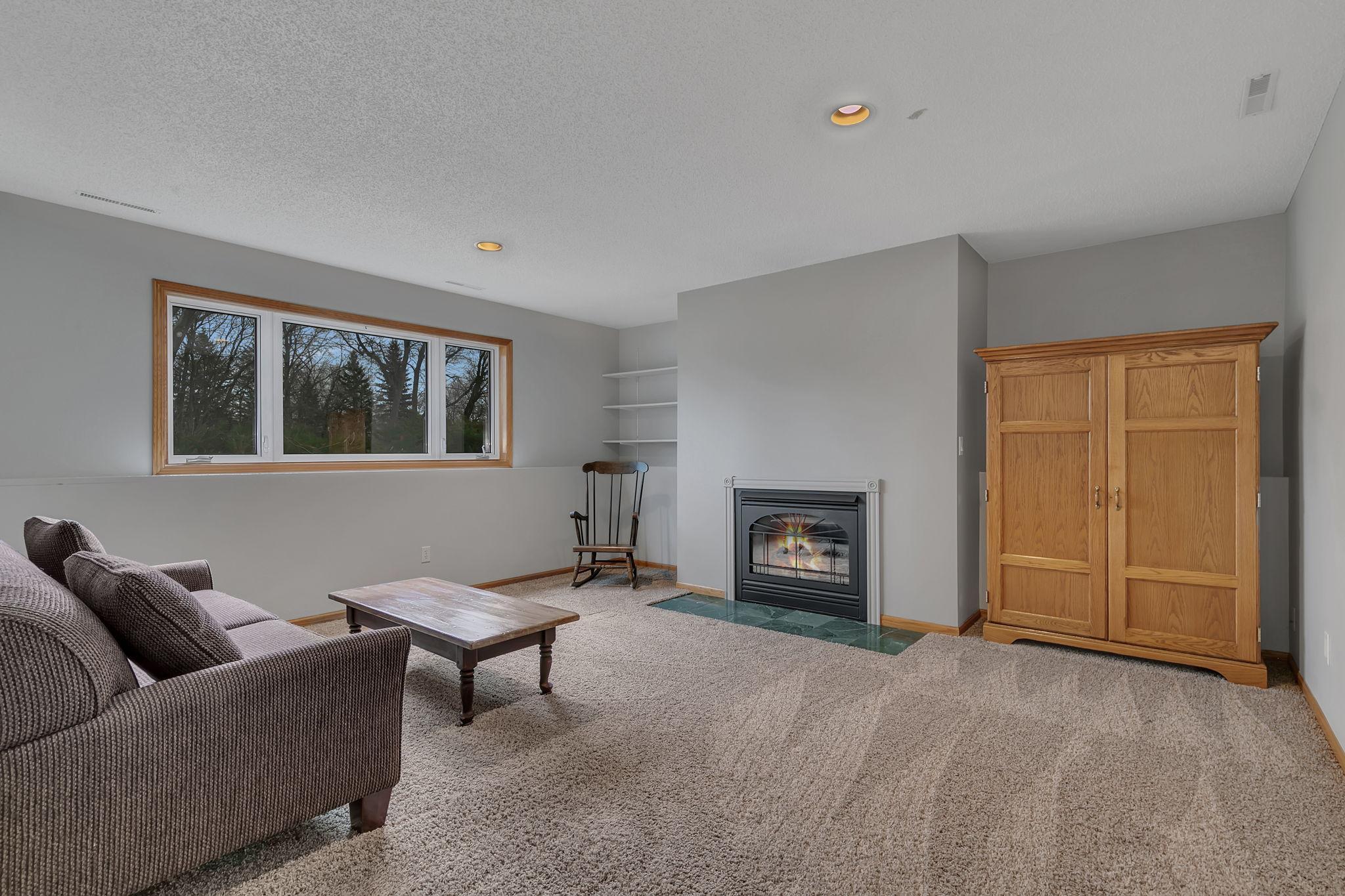 Lower level family room