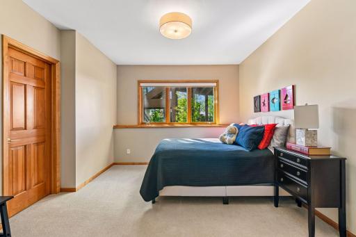 Fourth bedroom on the lower level with a closet