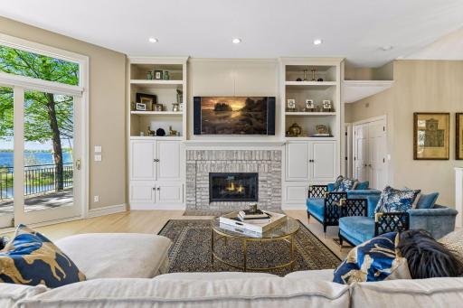 Great built-ins for added storage or displaying your favorite decor