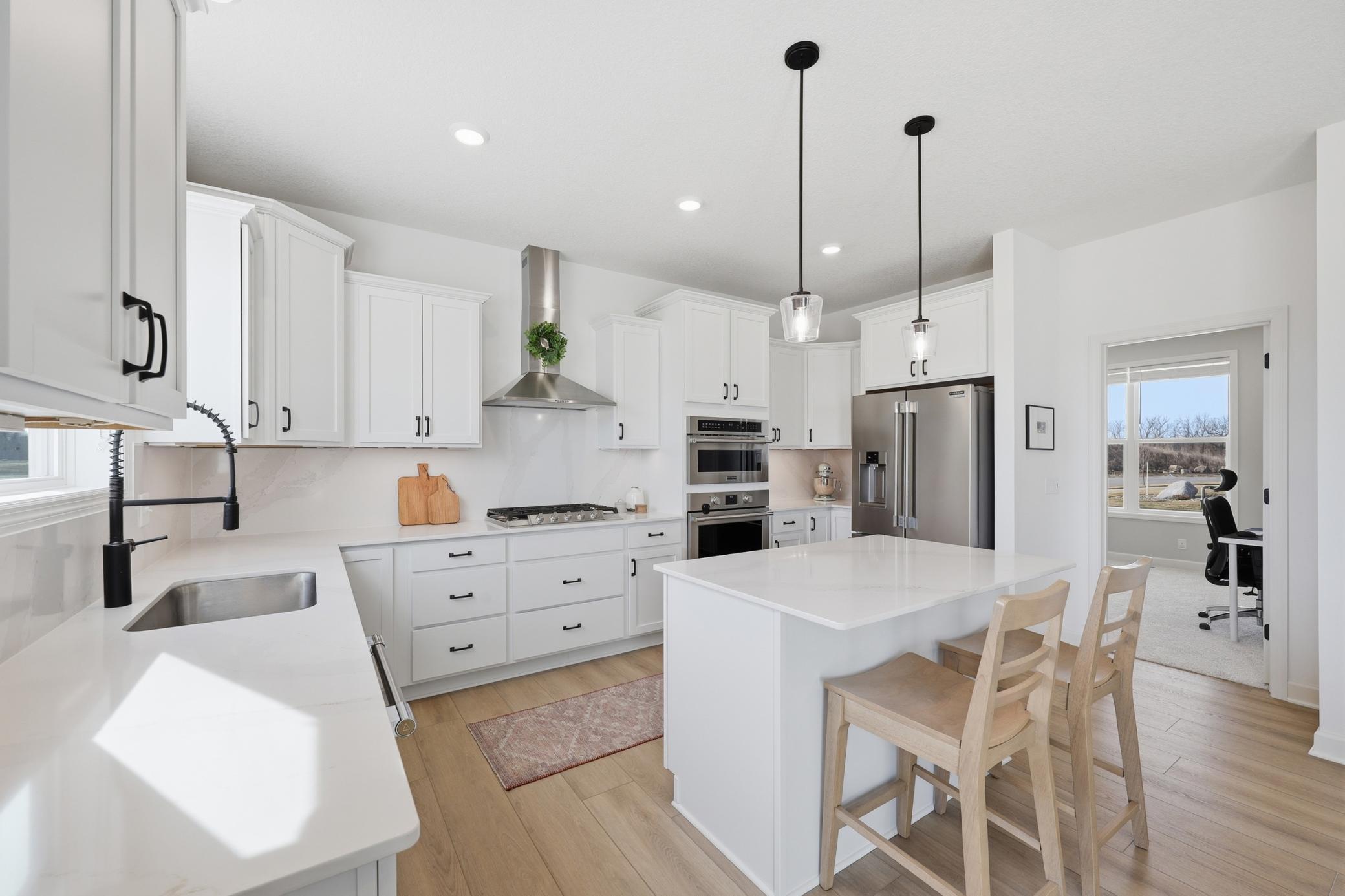 Quartz Countertops and Backsplash