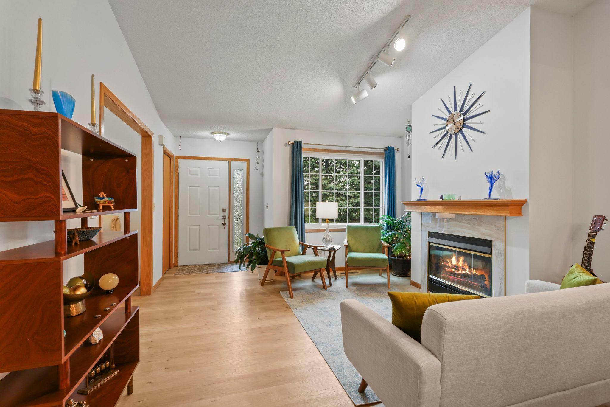 Living Room & Front Entry