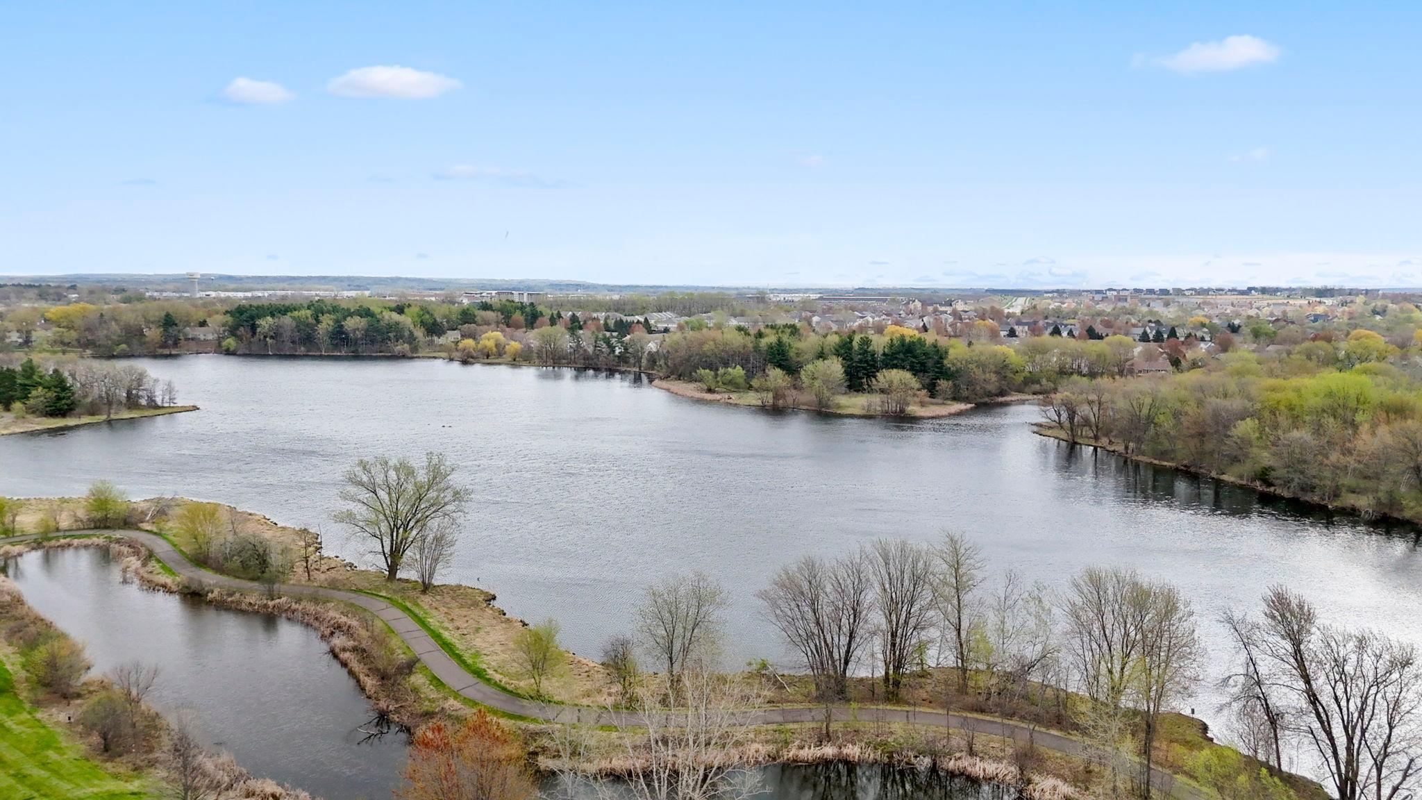 Aerial View of Markgrafs Lake