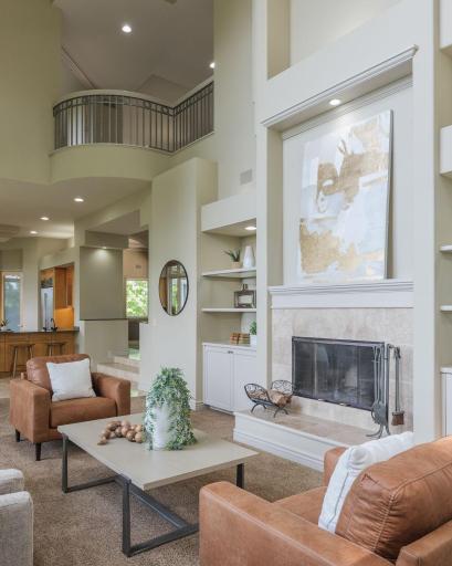 Comfortable living spaces balanced by timeless architectural details.