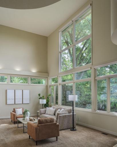 Soaring ceilings and open sightlines create a remarkable sense of scale.