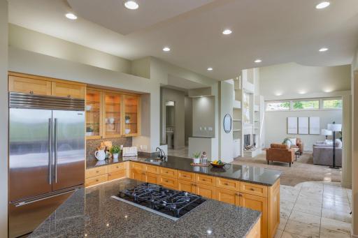 Expansive prep space and seamless flow make hosting a pleasure.