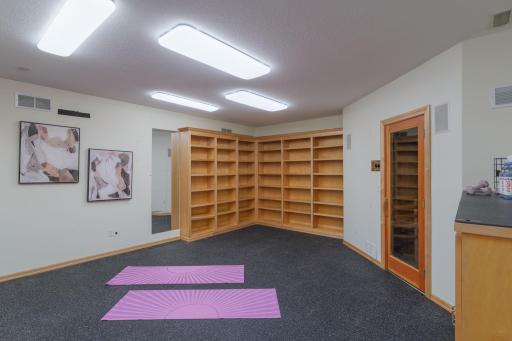 Dedicated wellness and recreation space right at home.