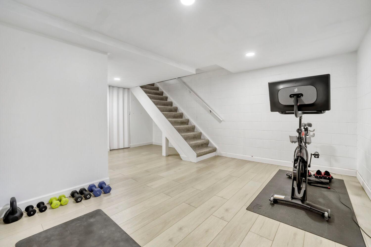 Finished lower level living space