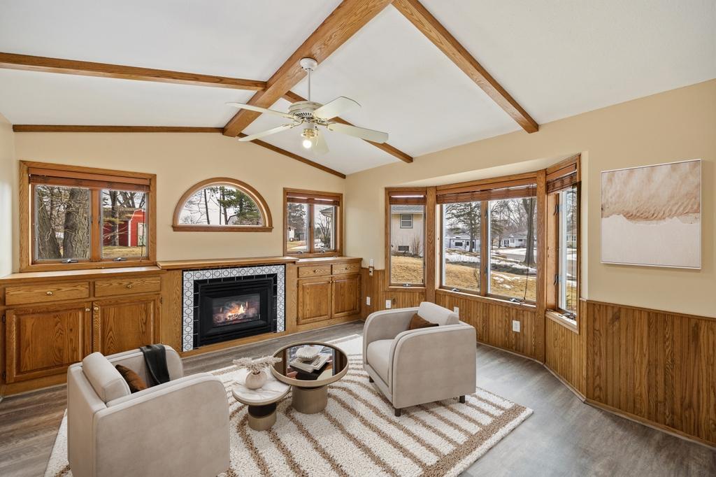 Family room - this room has been virtually staged