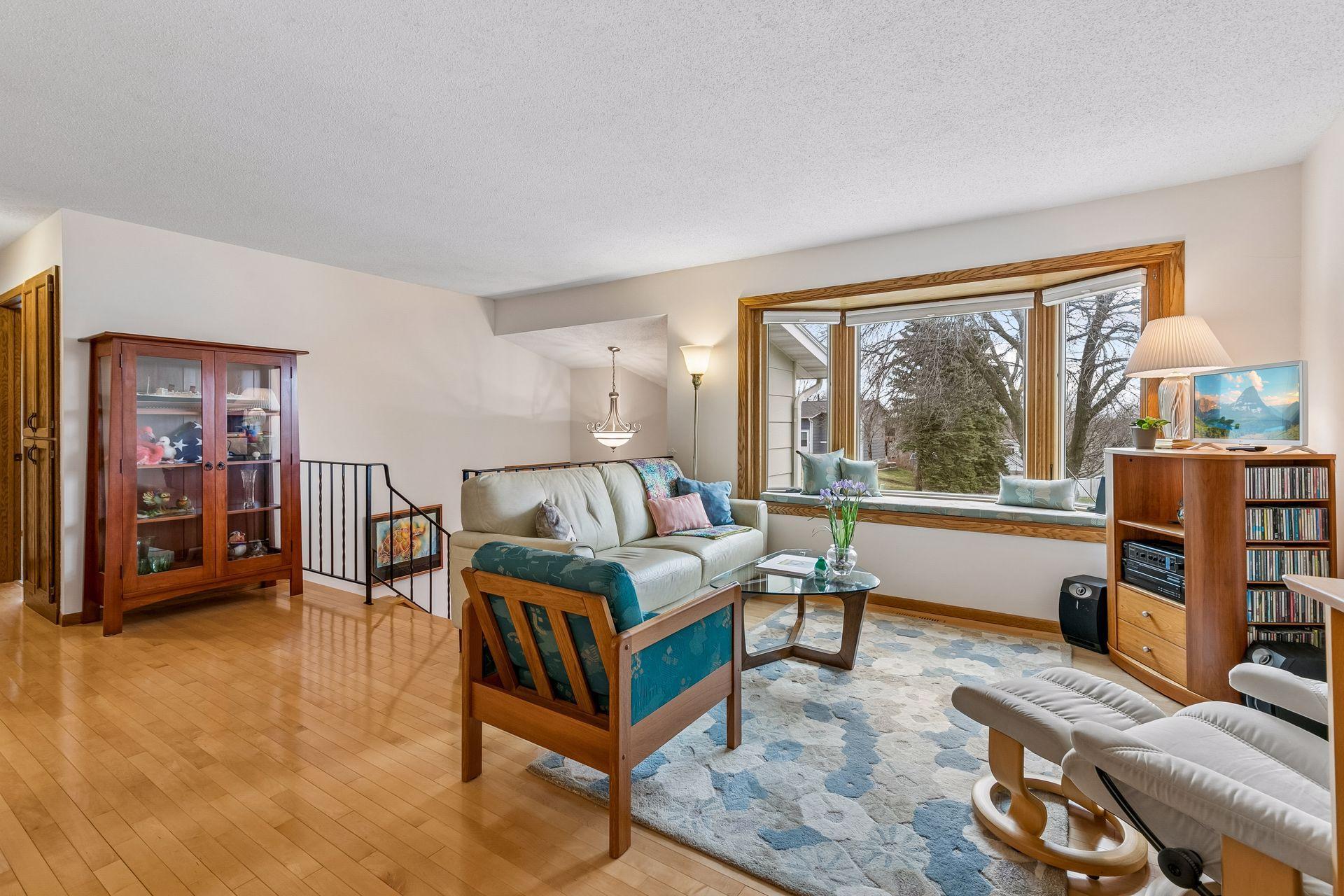 Alternate view of spacious living room.