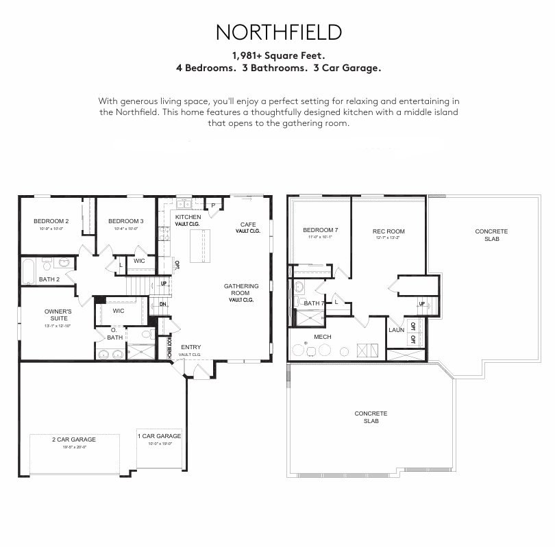 Northfield Floorplan