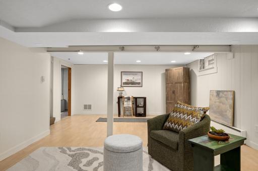 Lower Level Finished Family Room, Flex Room, Office Space