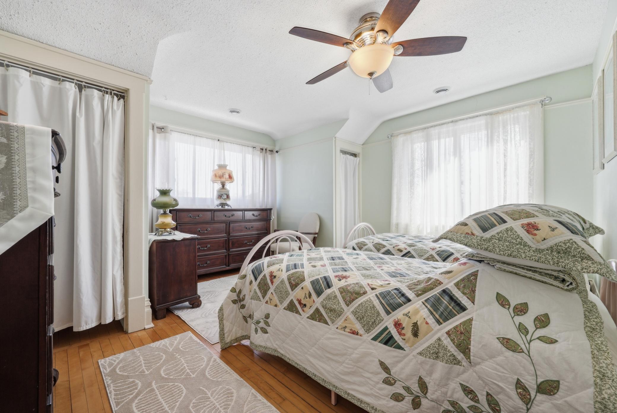 Upper level bedroom located towards the front of the home.
