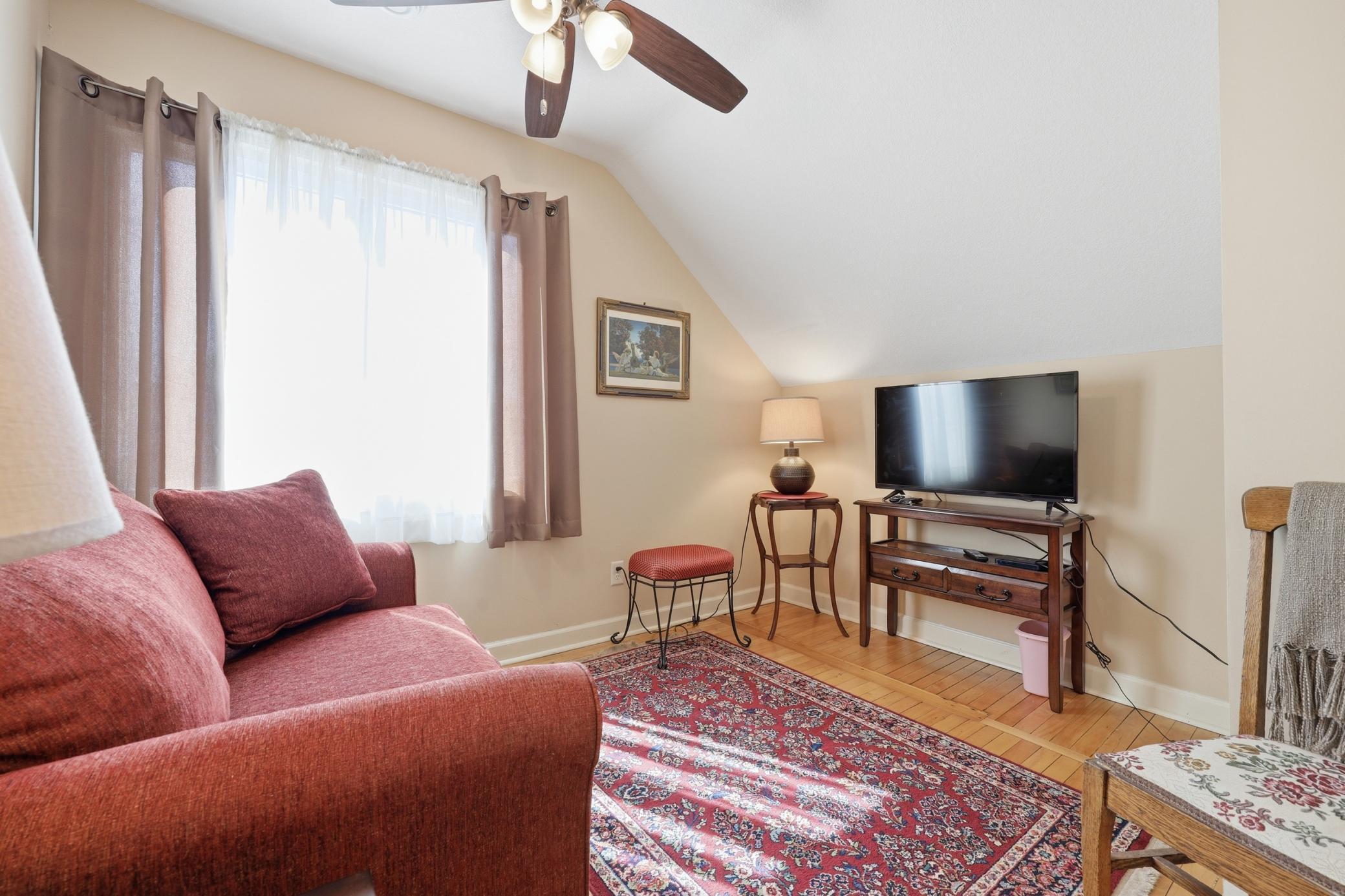 Upper level bonus room.