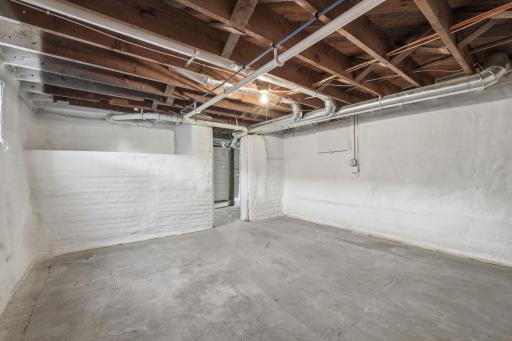 Lower level - clean and insulated.