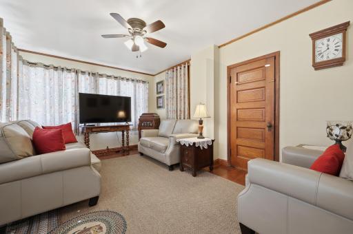 Main floor family room with lots of natural light.