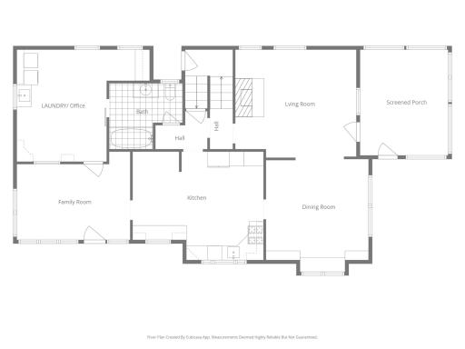 Main Level Floor Plan - 731 1st St N, Dassel
