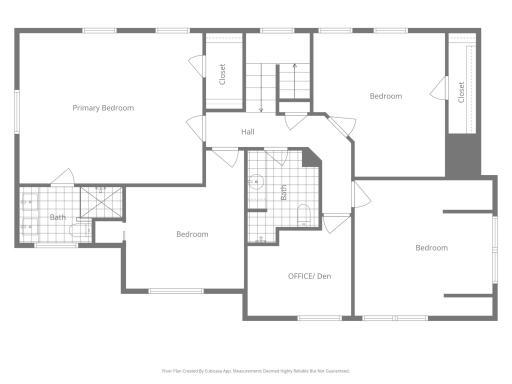 Upper Level Floor Plan - 731 1st St N, Dassel