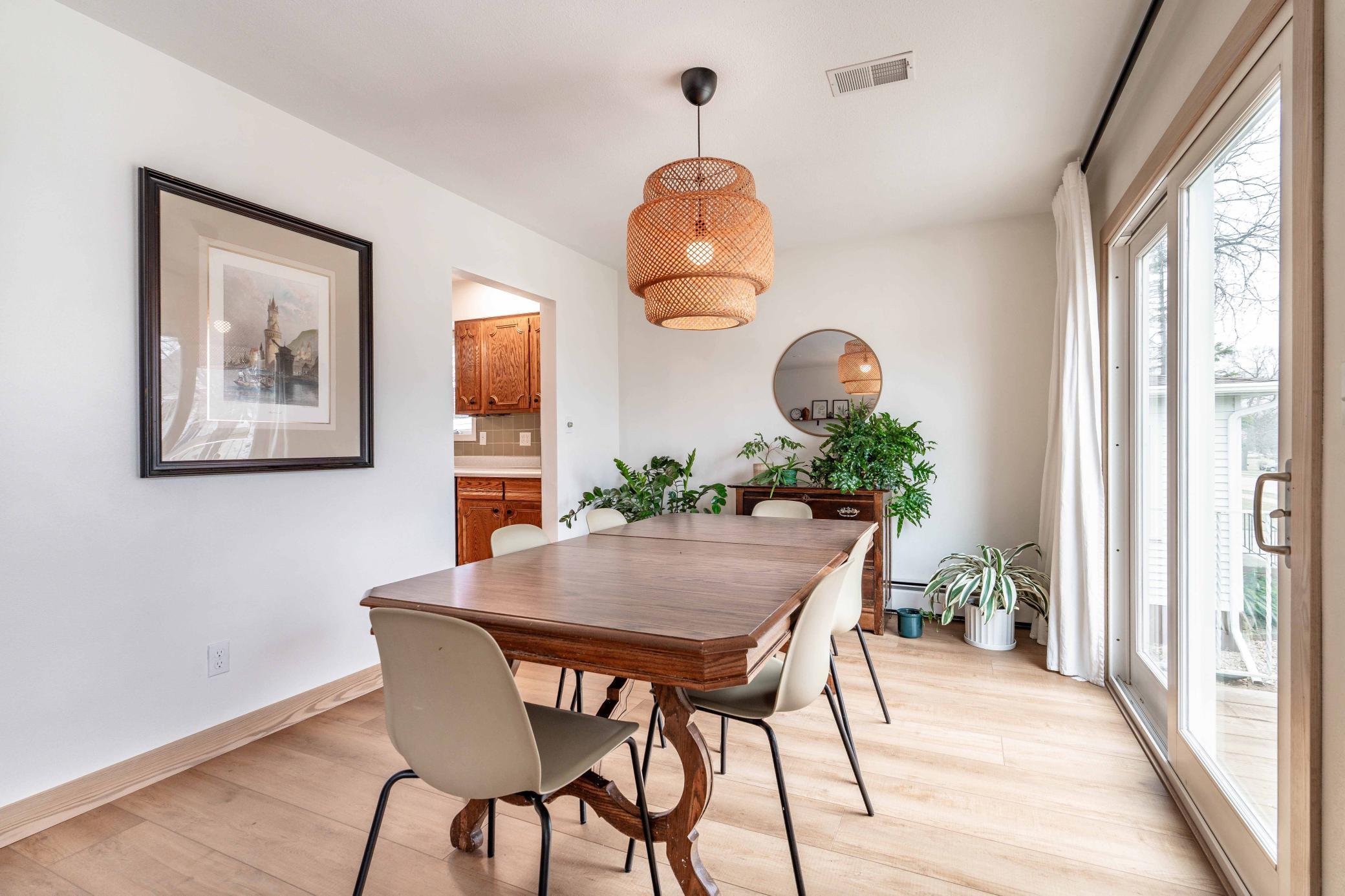 Dining Room attached to kitchen