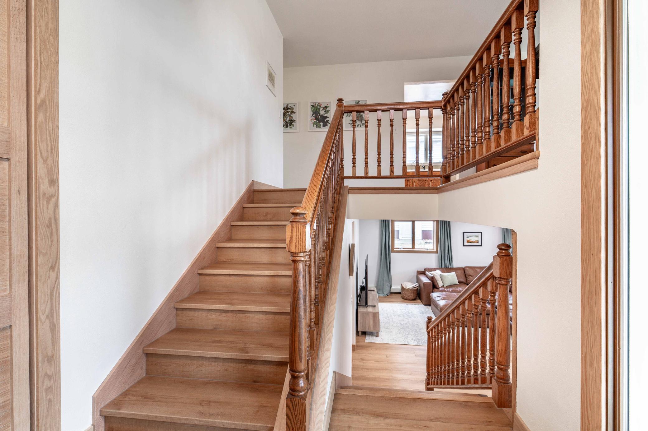 Split level - new flooring