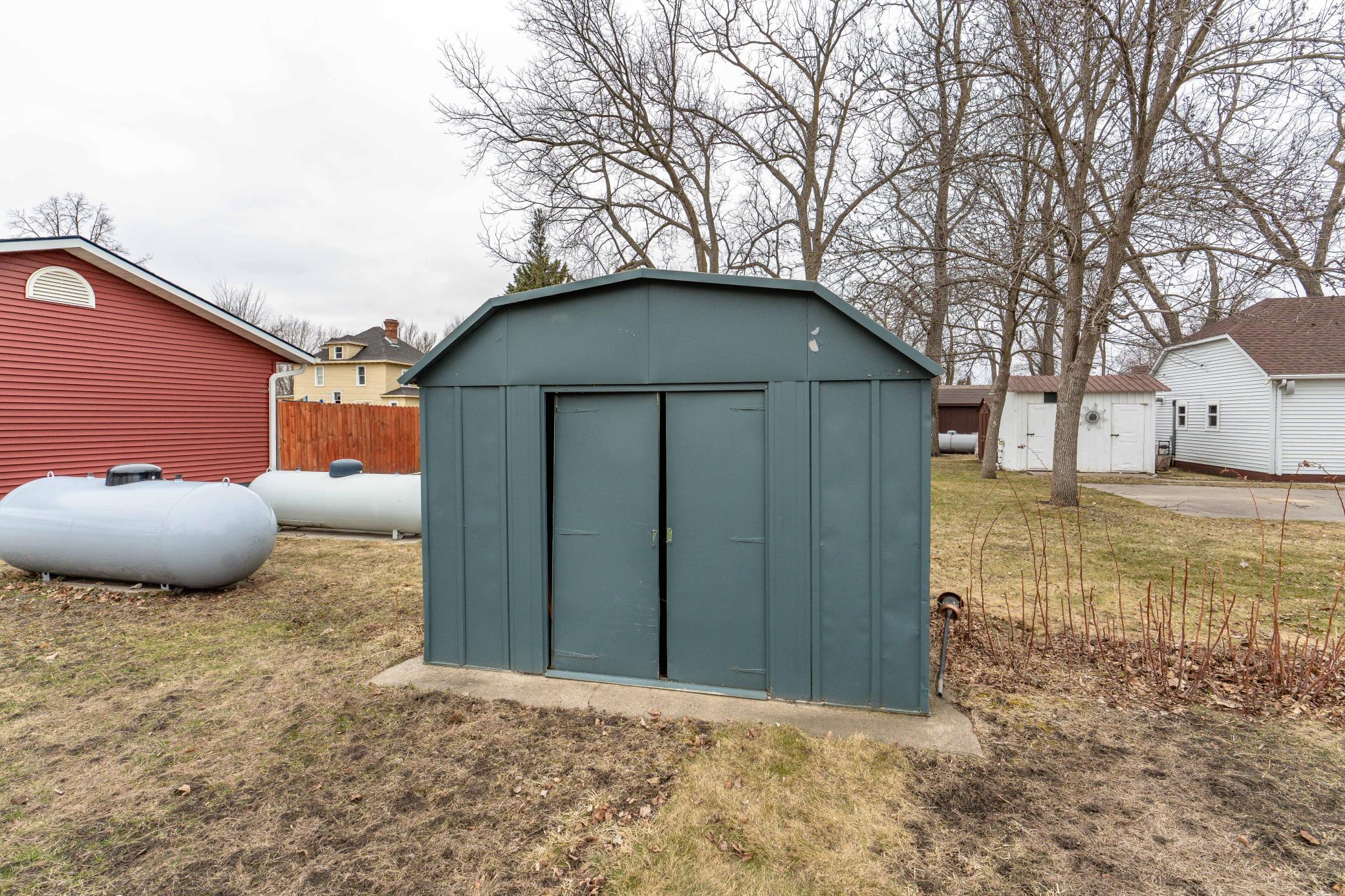 Backyard shed