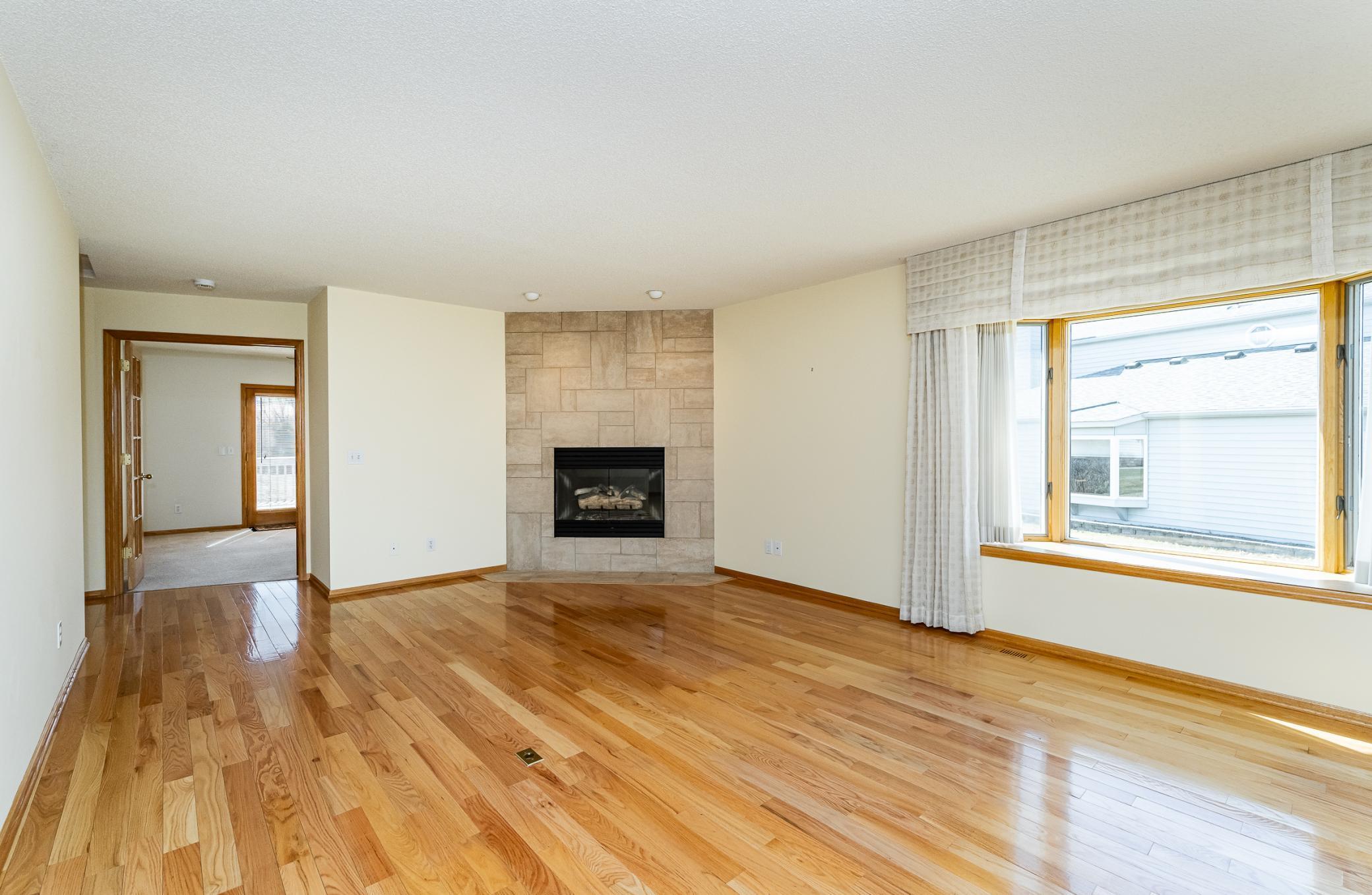 Gas Fireplace in Living Room