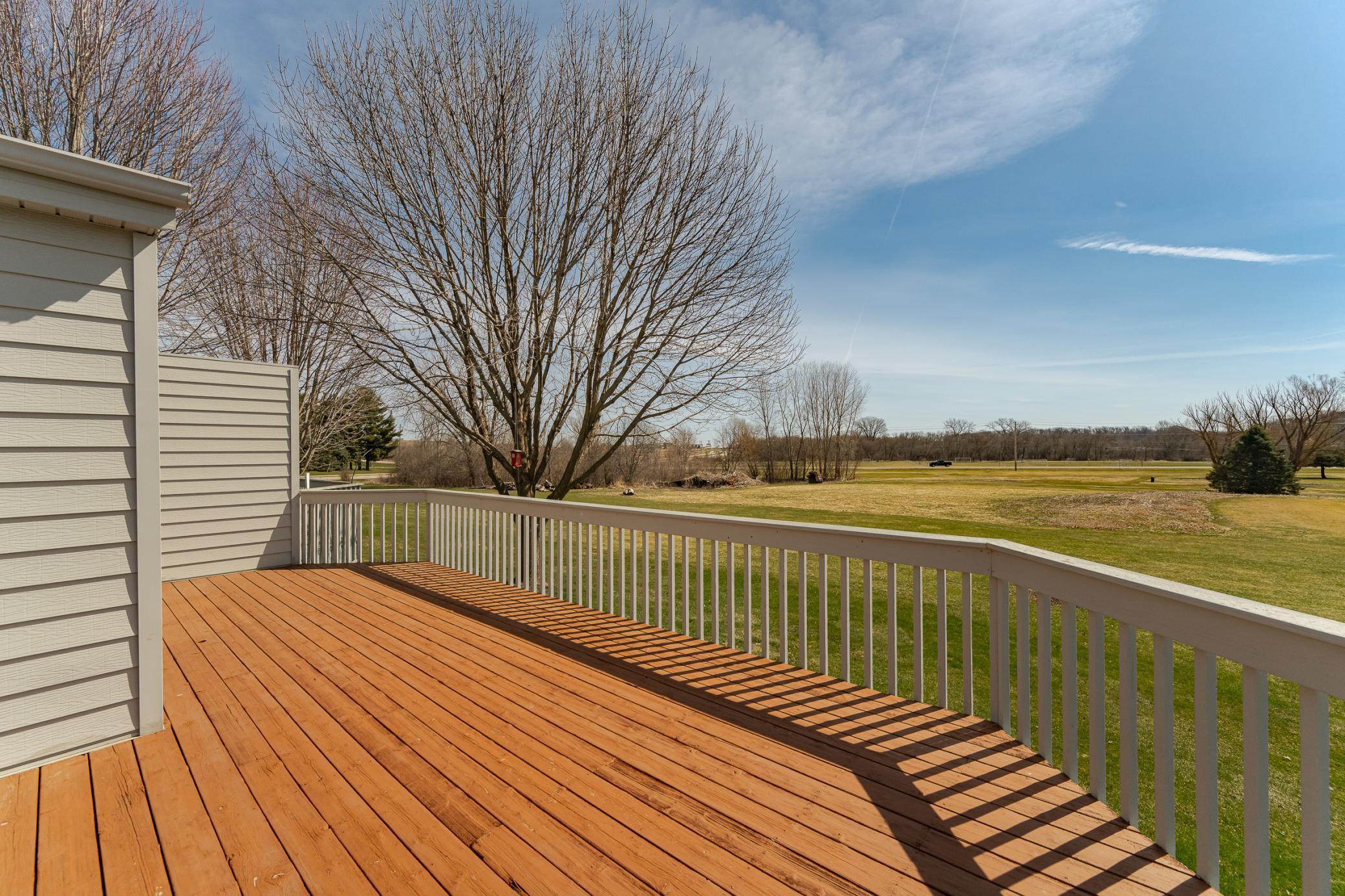 Back Deck overlooking Golf Course