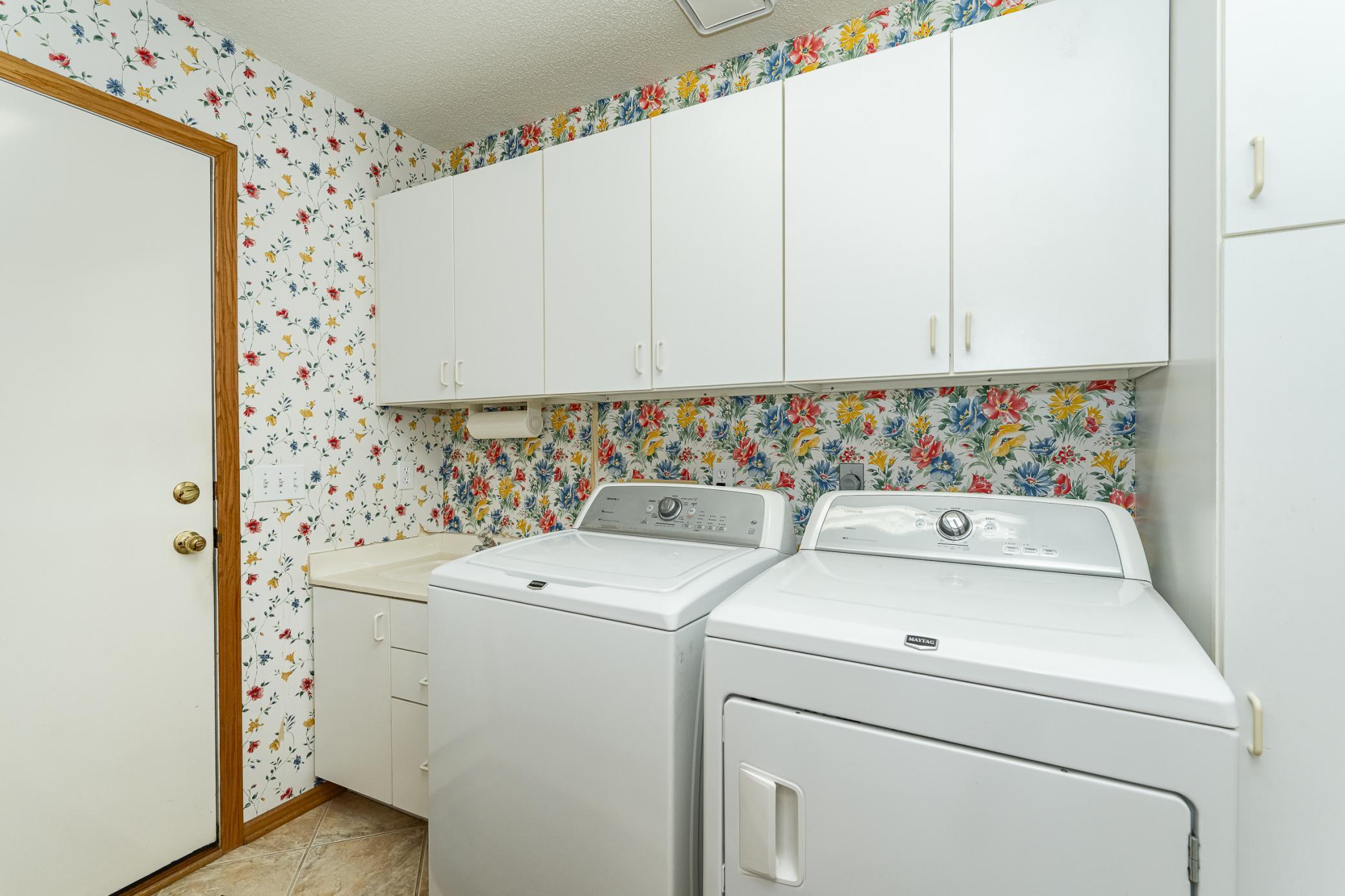 Laundry off of Kitchen