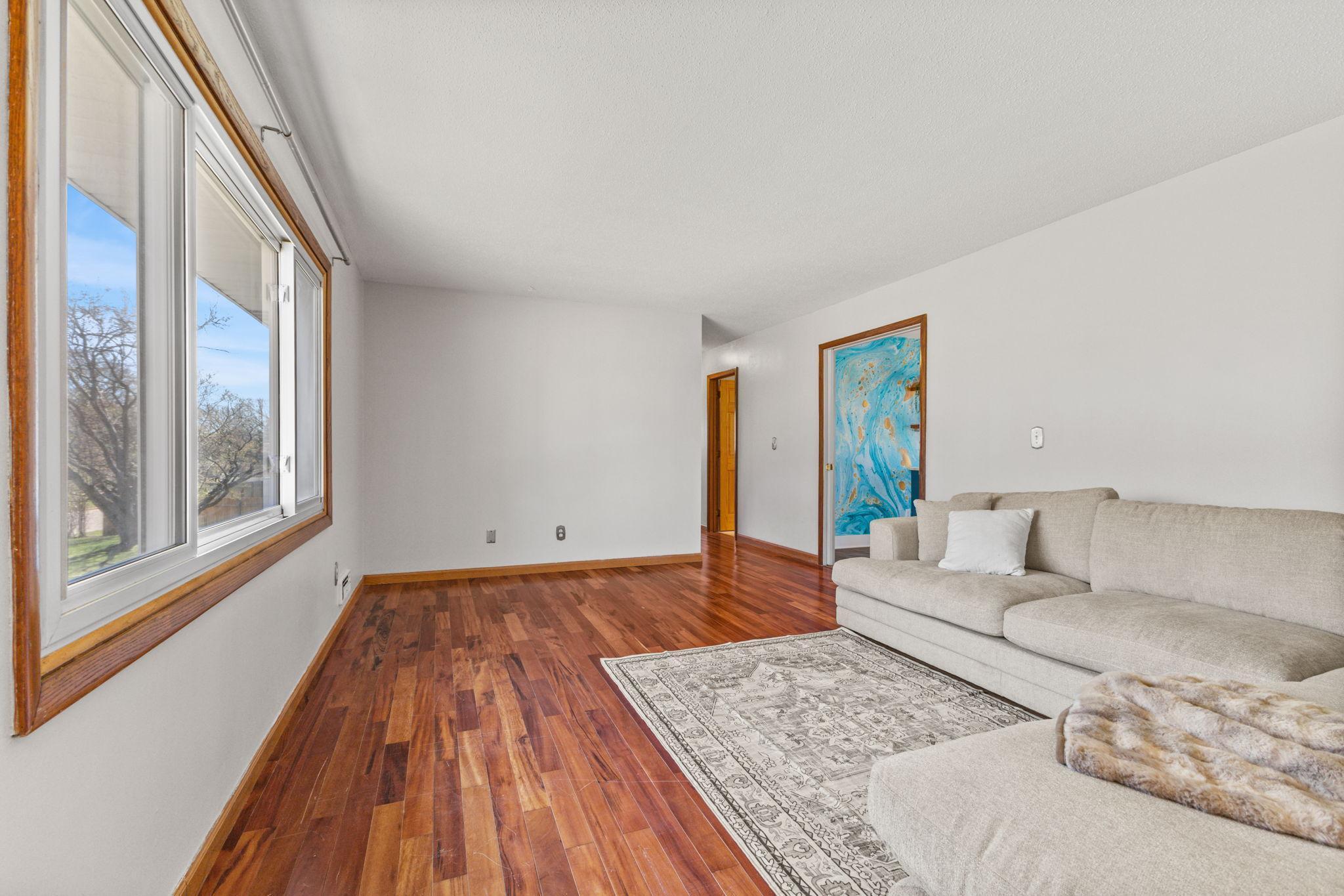 Light-filled living space with clean lines and comfortable flow