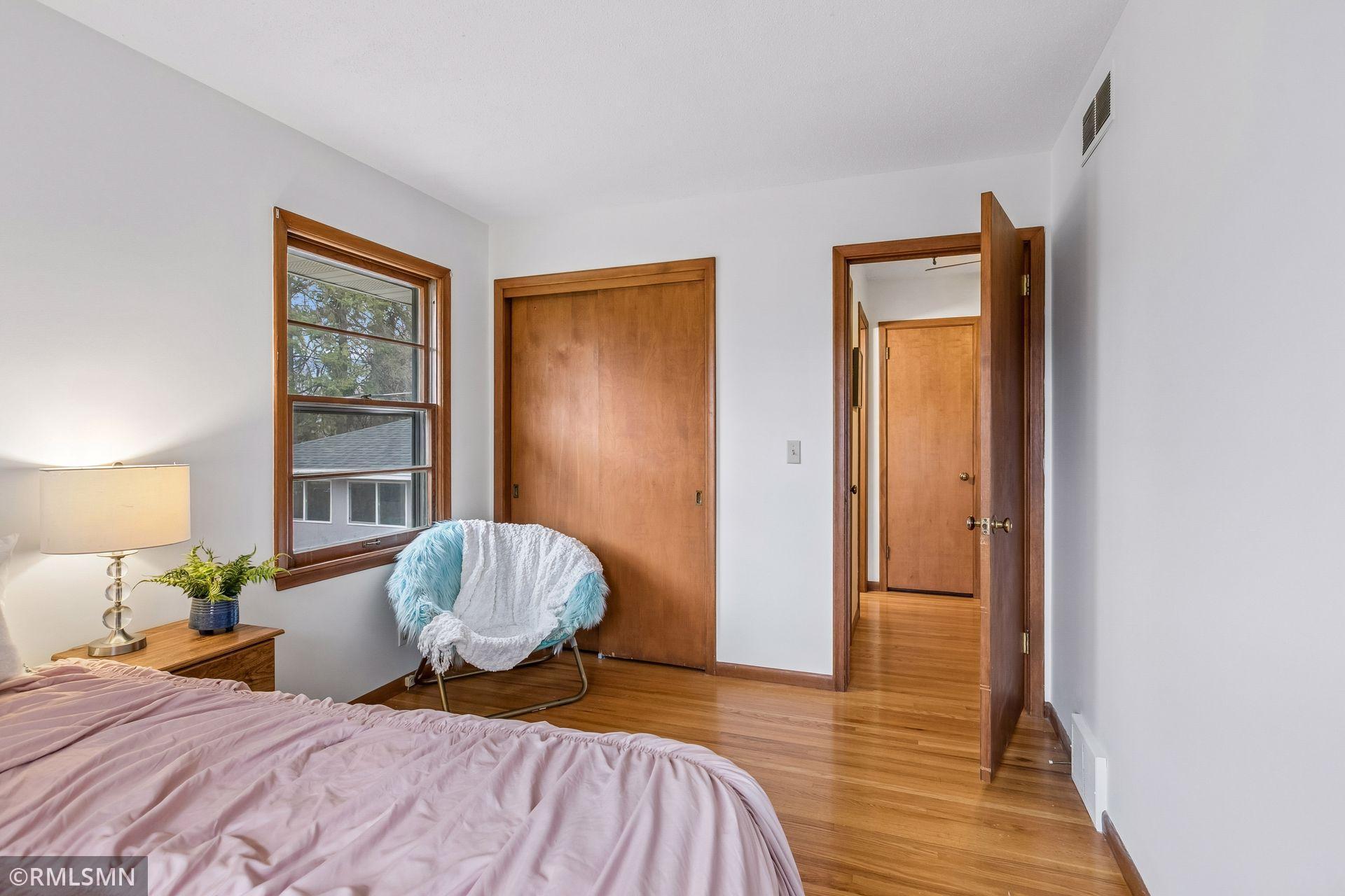 Beautiful hardwood flooring throughout upstairs