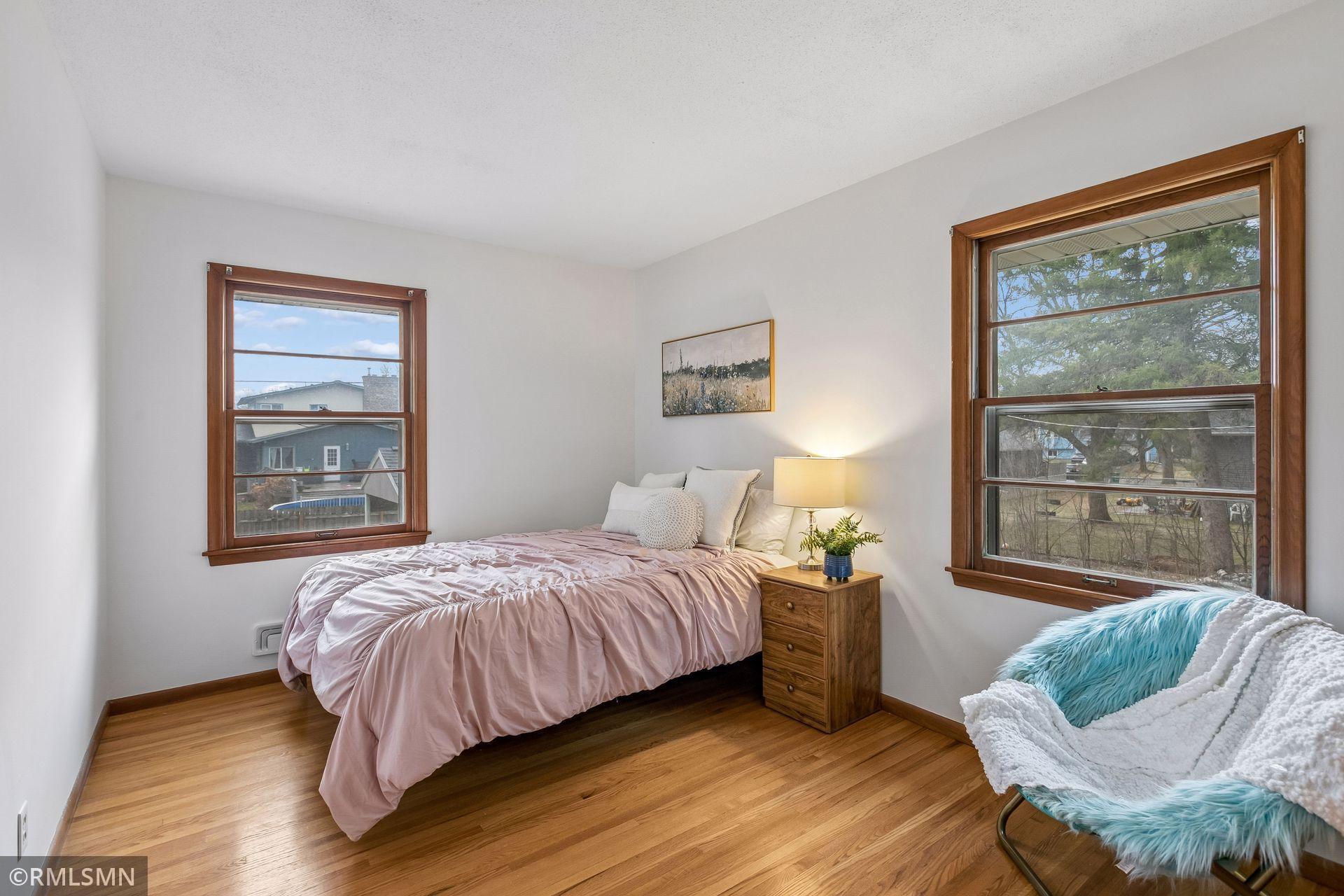 Upstairs bedroom-freshly painted