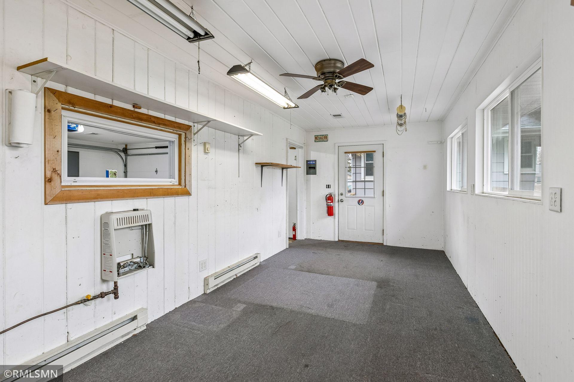 Bonus area of garage