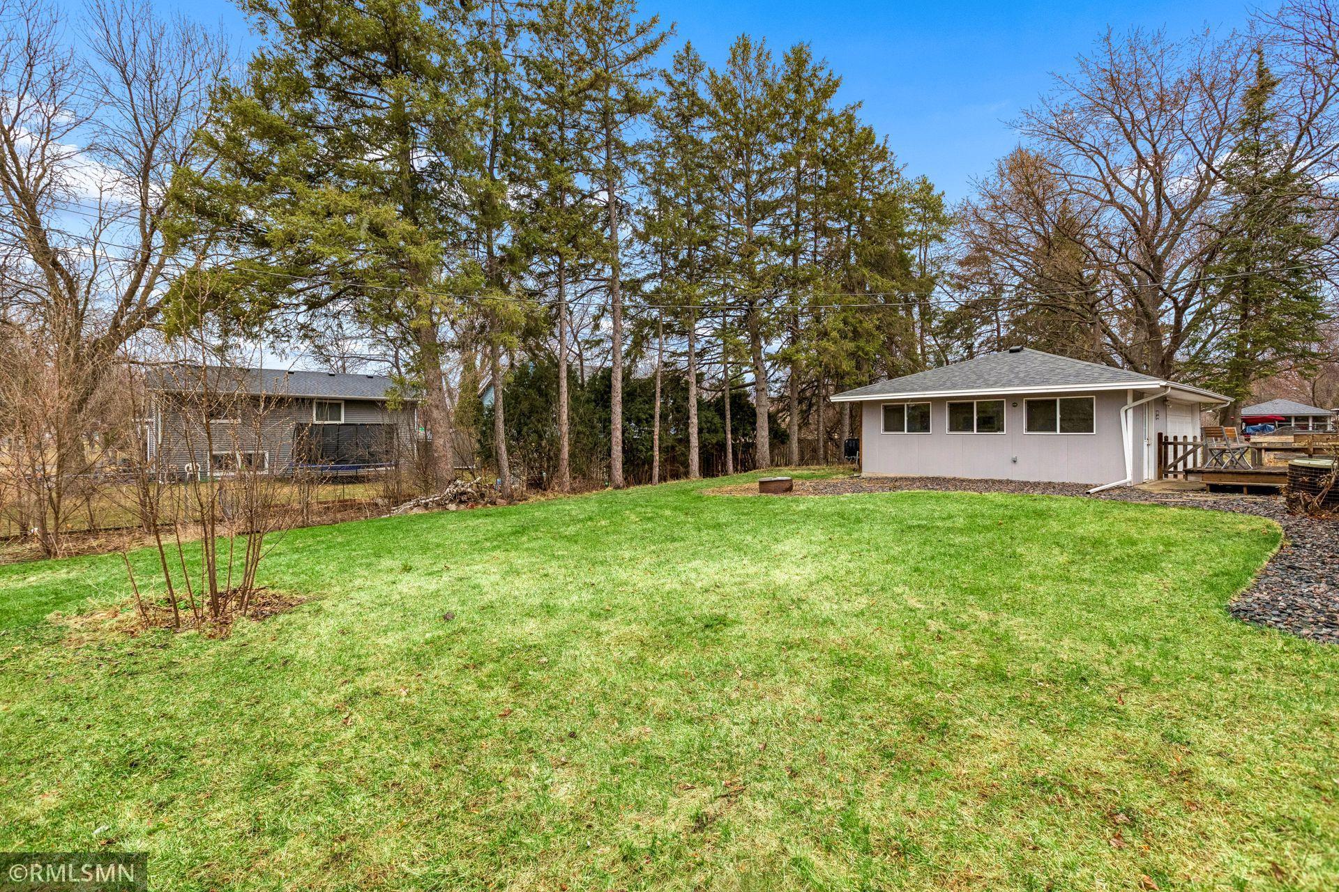 Very private backyard