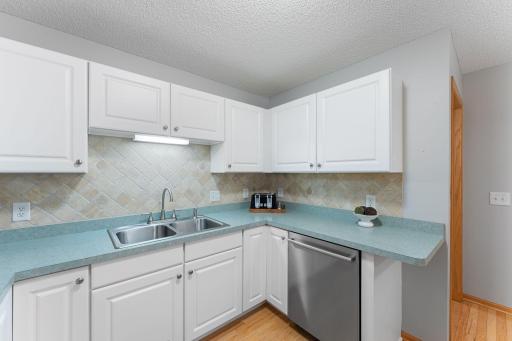 Lots of cabinet space and functional counter work areas