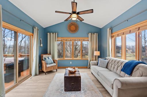 Sun Room that walks out to the Composite Deck