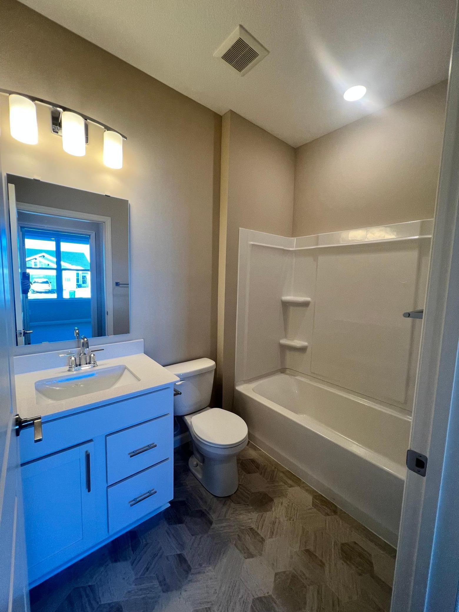 Guest Bathroom - Please Note** Photos are for illustrative purposes only. Actual home finishes and features will vary.