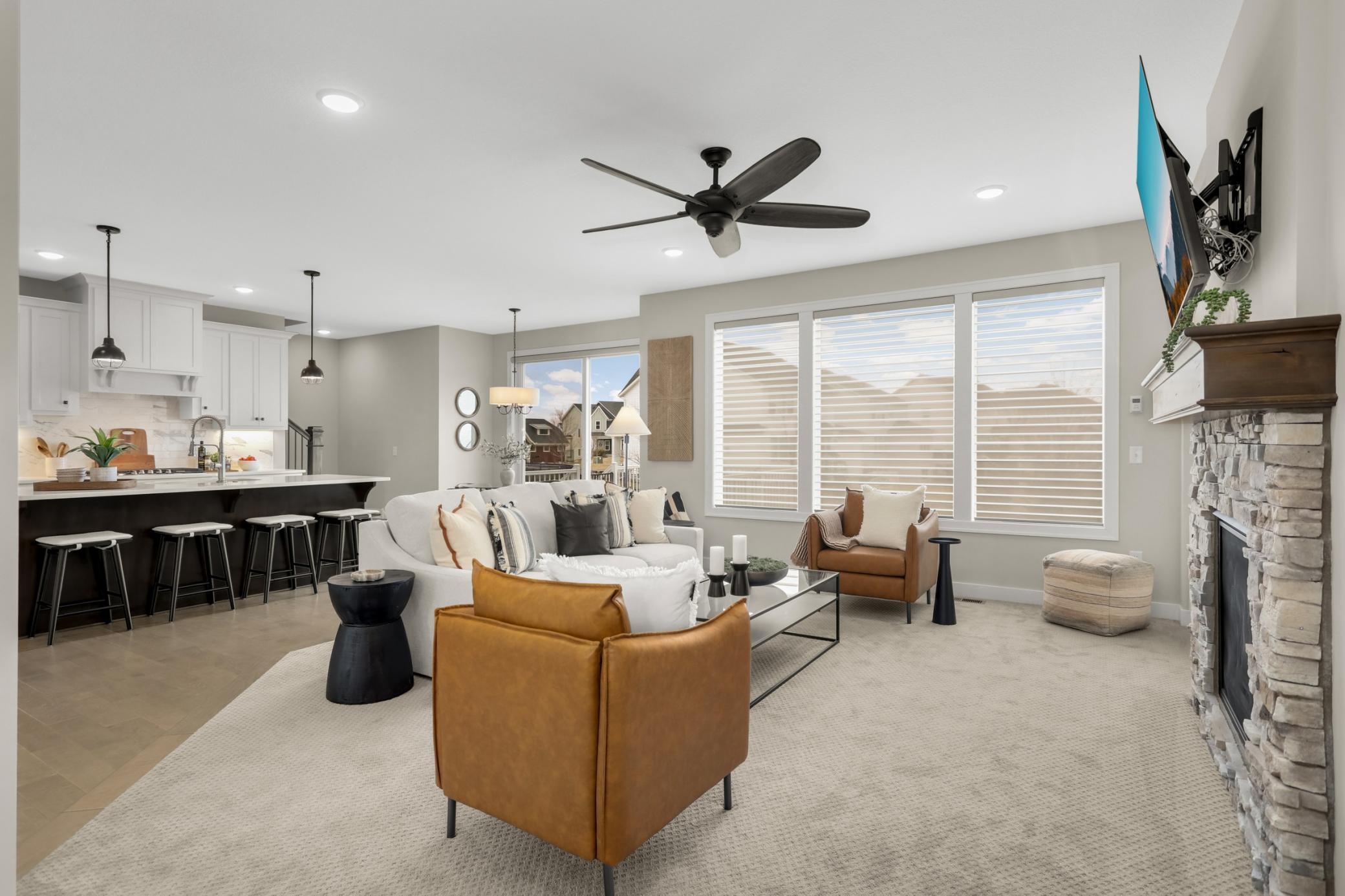 Upgraded Mororized Silhouette Blinds