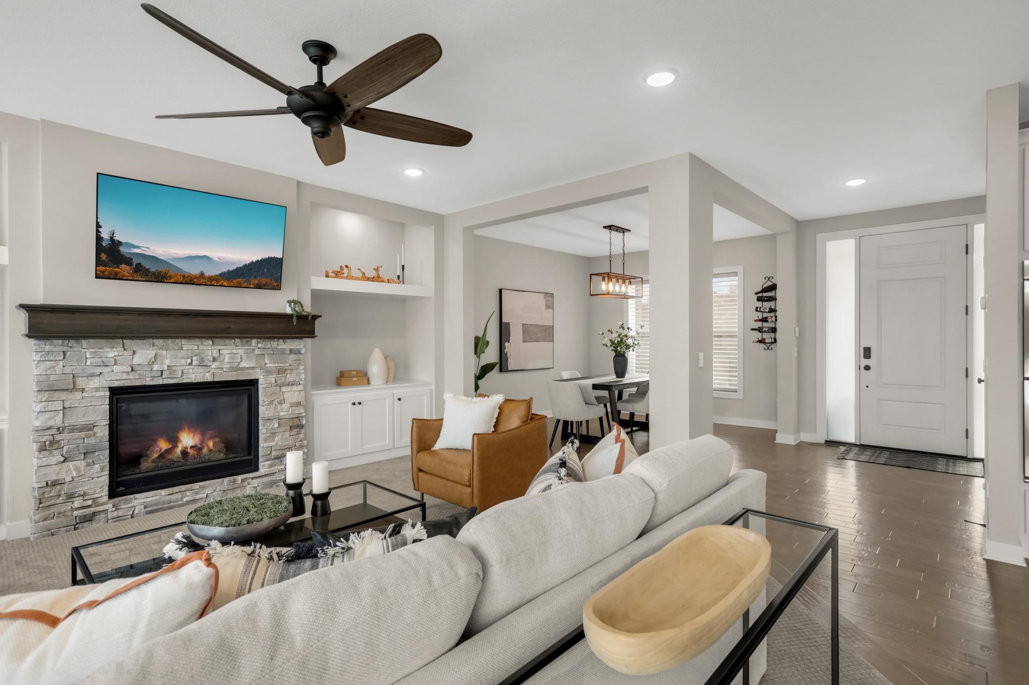 Living Room & Front Entry