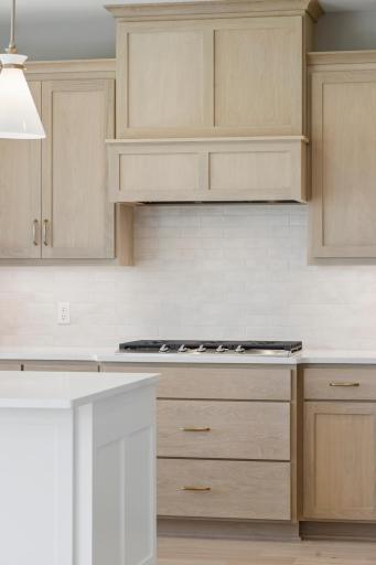 On-trend custom oak cabinets (photo of actual listing).